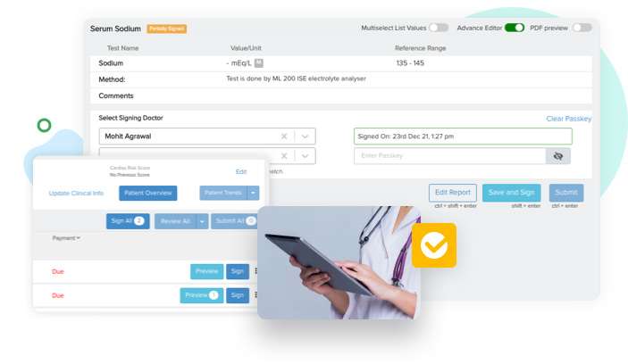 lab report approval automation in lims